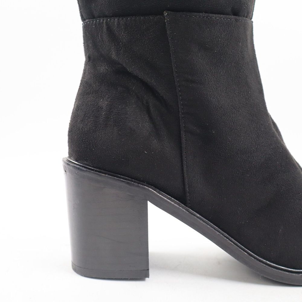 🔥NEW Seychelles Suede Over The Knee Block Heel Boots, Black 7.5US/37.5EU🔥 - Picture 9 of 9